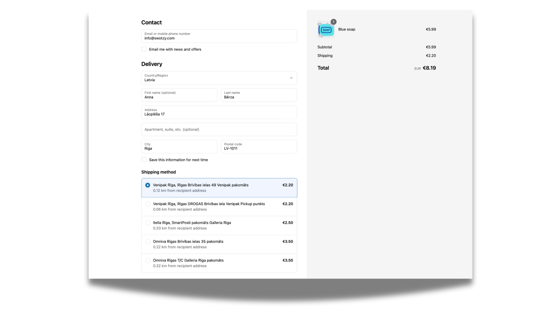 Shopify checkout closest parcel lockers.png
